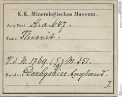 Etiketten zu Fluorit (NHMW-MIN-Aa647)